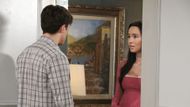 Tate (Leo Howard) wasn't expecting Sophia (Rachel Boyd) to tell him what she did on Days of our Lives | Image: JPI